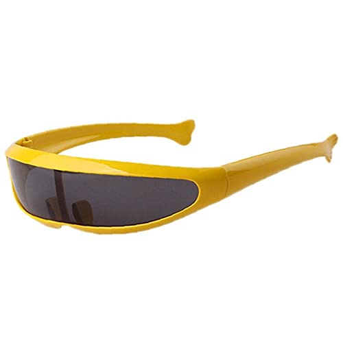Brille Mirrored Grenzen Single Lens Kreative Roboter Futuristische Sonnenbrille Cosplay Brillen Foto Props Brille Mirrored Grenzen Single Lens Kreative Roboter Futuristische Sonnenbrille Cosplay Brillen Foto Props von Ruluti