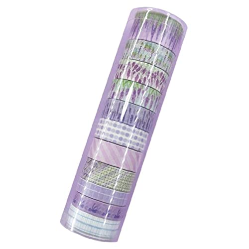 Ruluti 12 Rolls Lavendel Geruch Washi Tape Set Nette Masking Band Dekorative Klebeband Für Aufkleber Scrapbooking Craft Planner von Ruluti