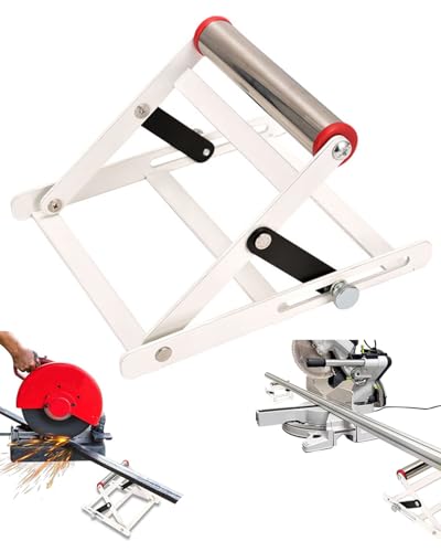 Rumicet Verstellbarer Stützrahmen für Schneidemaschinen, Höhenverstellbar 55-135 mm, Anti-Rutsch Arbeitsständer mit Rolle, Tischsägenständer für Metall-, Holz- und Steinschneidemaschinen Rumicet Verstellbarer Stützrahmen für Schneidemaschinen, Höhenverstellbar 55-135 mm, Anti-Rutsch Arbeitsständer mit Rolle, Tischsägenständer für Metall-, Holz- und Steinschneidemaschinen von Rumicet