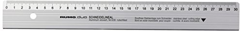 Rumold 639/30 Schneide-Lineale 30cm silber Aluminium von Rumold