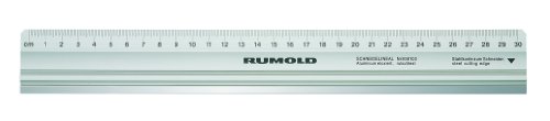 Rumold 938.105 Aluminium Schneidelineal mit Stahlkante, Rutschfest, 50cm Länge Rumold 938.105 Aluminium Schneidelineal mit Stahlkante, Rutschfest, 50cm Länge von Rumold