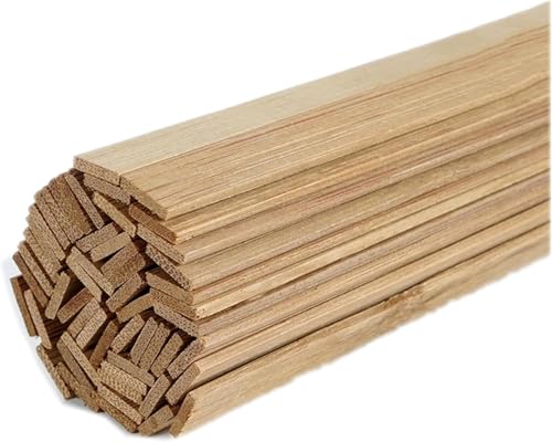 50 Stück Holzleisten zum Basteln Bambus Holzstäbchen Verkohlung Natürlicher Bambusstäbe Holzstab Holzstäbchen für DIY Arts Craft Basteln Dekoration (2 * 5 * 200mm) 50 Stück Holzleisten zum Basteln Bambus Holzstäbchen Verkohlung Natürlicher Bambusstäbe Holzstab Holzstäbchen für DIY Arts Craft Basteln Dekoration (2 * 5 * 200mm) von RunFar shop