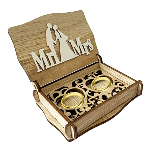 Holz Ring box Vintage Mr Mrs Ringkästchen Schachtel für Heiratsantrag Verlobungsring Hochzeit Ringschatulle Ringkästchen mit Spitze Schmuckschatulle für Verlobung Heiratsantrag Holz Ring box Vintage Mr Mrs Ringkästchen Schachtel für Heiratsantrag Verlobungsring Hochzeit Ringschatulle Ringkästchen mit Spitze Schmuckschatulle für Verlobung Heiratsantrag von RunFar shop