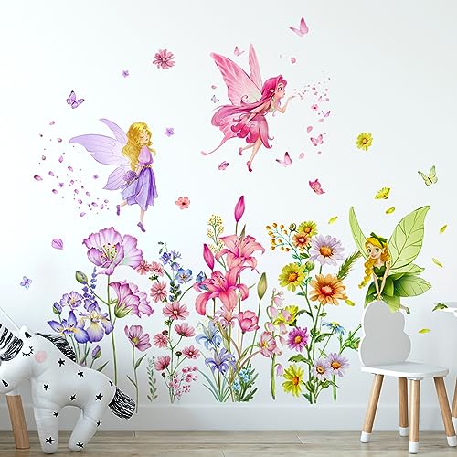 Runtoo Wandtattoo Blumenfee Wandsticker Blumen Groß Märchen Schmetterling Wandaufkleber Kinderzimmer Babyzimmer Mädchen Wanddeko Runtoo Wandtattoo Blumenfee Wandsticker Blumen Groß Märchen Schmetterling Wandaufkleber Kinderzimmer Babyzimmer Mädchen Wanddeko von Runtoo