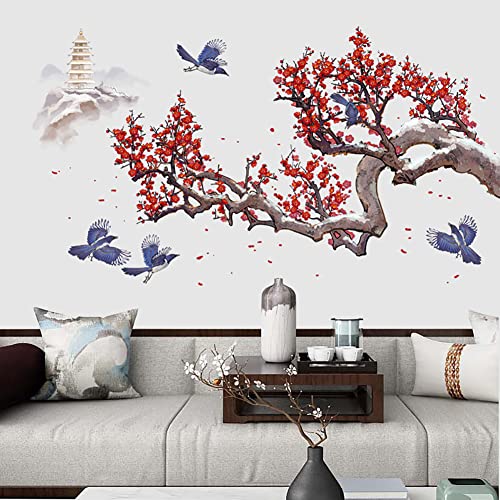 Runtoo Wandtattoo Kirschblütenbaum Ast Wandsticker Blumen Blüten Vögel Wandaufkleber Wohnzimmer Schlafzimmer Kinderzimmer Babyzimmer Wanddeko Runtoo Wandtattoo Kirschblütenbaum Ast Wandsticker Blumen Blüten Vögel Wandaufkleber Wohnzimmer Schlafzimmer Kinderzimmer Babyzimmer Wanddeko von Runtoo