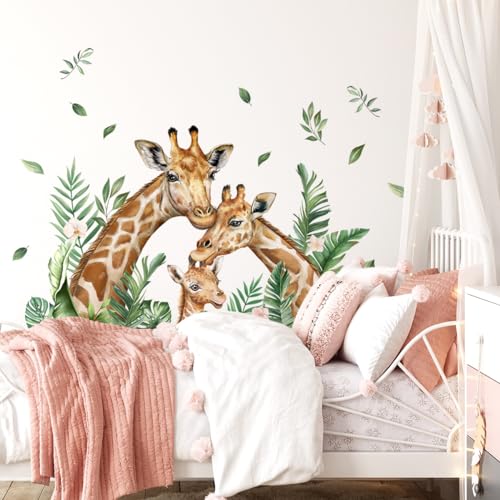 Runtoo Wandtattoo Giraffe Familie Groß Wandaufkleber Dschungeltiere Safari Baby Wandsticker Kinderzimmer Babyzimmer Schlafzimmer Wanddeko Runtoo Wandtattoo Giraffe Familie Groß Wandaufkleber Dschungeltiere Safari Baby Wandsticker Kinderzimmer Babyzimmer Schlafzimmer Wanddeko von Runtoo