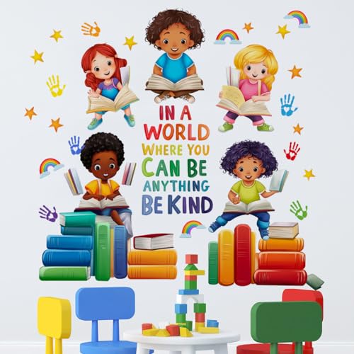 Runtoo Wandtattoo Kindergarten Spruch Wandsticker Bücher Kinder Wandaufkleber Kita Kinderzimmer Babyzimmer Klassenzimmer Wanddeko Runtoo Wandtattoo Kindergarten Spruch Wandsticker Bücher Kinder Wandaufkleber Kita Kinderzimmer Babyzimmer Klassenzimmer Wanddeko von Runtoo