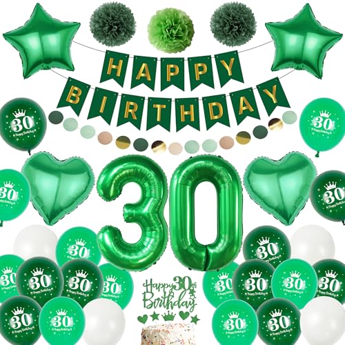 Grüne Geburtstag Dekoration (Grün 30th) von Runyuzi