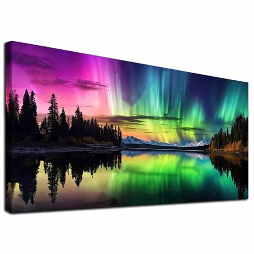 Malen Nach Zahlen Erwachsene Nordlichter Malen Nach Zahlen Landschaft Paint by Numbers Anfänger Kinder,Handgemalt Ölgemälde Leinwand Kits Pinseln Acrylfarben Bastelset,Home Deko Geschenk 50x100cm Malen Nach Zahlen Erwachsene Nordlichter Malen Nach Zahlen Landschaft Paint by Numbers Anfänger Kinder,Handgemalt Ölgemälde Leinwand Kits Pinseln Acrylfarben Bastelset,Home Deko Geschenk 50x100cm von Ruohuo