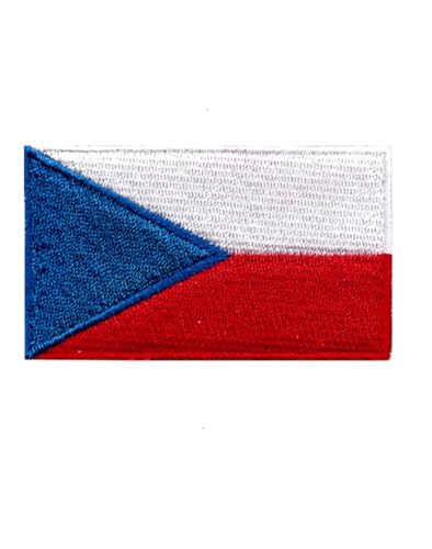 Ruoming 1 x Aufnäher mit der Flagge der Tschechischen Republik, zum Aufbügeln oder Aufnähen, bestickt, taktisch, Militär, Nationalflagge der Tschechischen Republik Ruoming 1 x Aufnäher mit der Flagge der Tschechischen Republik, zum Aufbügeln oder Aufnähen, bestickt, taktisch, Militär, Nationalflagge der Tschechischen Republik von Ruoming