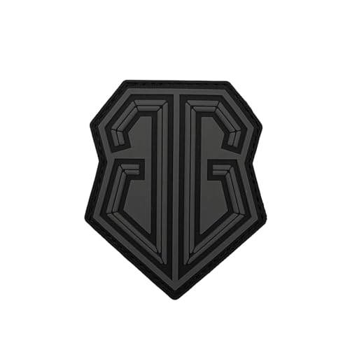 Ruoming 1 x Taktischer Moral-Patch, PVC-Gummi-Abzeichen mit Hakenverschluss, 6,8 x 8 cm (schwarz) von Ruoming