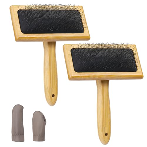 Ruqingg Wollkardingbürste, 2pcs Holz Feltzing Wollcarker, Nadel -Felching -Kamm mit Fingerstall, Slicker Pinsel zum Spinnen und Weben, Kampferkamm für Nadelfahrzeuge Ruqingg Wollkardingbürste, 2pcs Holz Feltzing Wollcarker, Nadel -Felching -Kamm mit Fingerstall, Slicker Pinsel zum Spinnen und Weben, Kampferkamm für Nadelfahrzeuge von Ruqingg