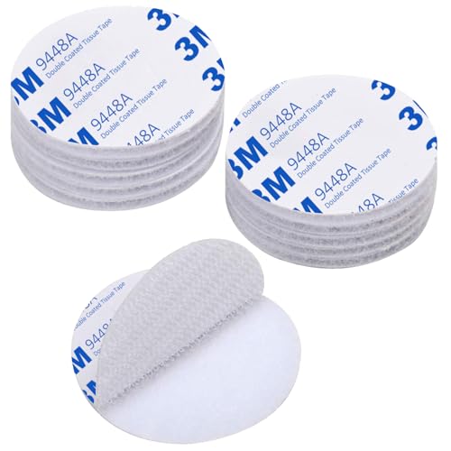 Klettband Selbstklebend Weiß, 10 Stück Klettpunkte Selbstklebend mit 5cm Durchmesser Klettverschluss Selbstklebend Befestigung Ohne Bohren, Ideal für Zuhause, Büro, Auto, Schule Klettband Selbstklebend Weiß, 10 Stück Klettpunkte Selbstklebend mit 5cm Durchmesser Klettverschluss Selbstklebend Befestigung Ohne Bohren, Ideal für Zuhause, Büro, Auto, Schule von Rusoz