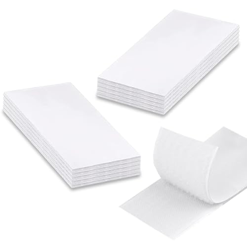 Rusoz Selbstklebendes Klettband Breit, 12Paare Doppelseitig Klebende mit Klettverschluss 5cm x 10cm Nylon Keine Nägel Klettbänder Für Bilderrahmen, Automatten, Handarbeit Rusoz Selbstklebendes Klettband Breit, 12Paare Doppelseitig Klebende mit Klettverschluss 5cm x 10cm Nylon Keine Nägel Klettbänder Für Bilderrahmen, Automatten, Handarbeit von Rusoz