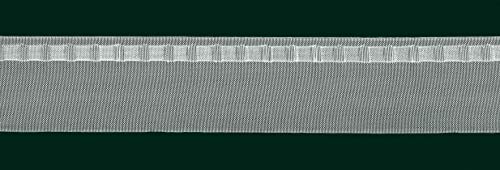 Ruther & Einenkel 12161/75 Gardinenband, PES, Halbtransparent, 1000 x 7.5 x 0.1 cm von Ruther & Einenkel