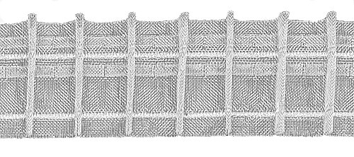 Ruther & Einenkel Bleistiftfalte 50 mm, 150% / Aufmachung 10 m, Polyester, halbtransparent, 1000 x 5 x 0.1 cm von Ruther & Einenkel