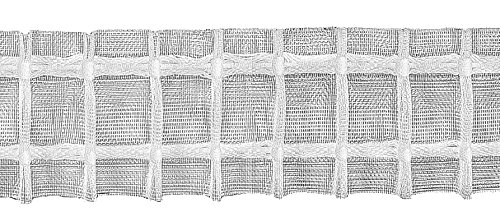 Ruther & Einenkel Bleistiftfalte 50 mm, 250% / Aufmachung 10 m, Polyester, transparent, 1000 x 5 x 0.12 cm von Ruther & Einenkel