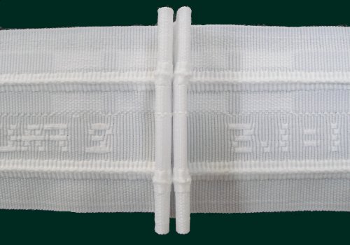 Ruther & Einenkel Gardinenband, PES, weiß, 1000 x 5 x 0.2 cm von Ruther & Einenkel