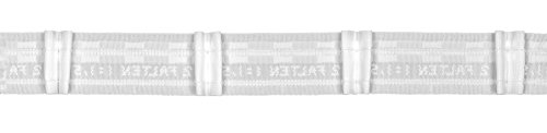 Ruther & Einenkel Faltenband mit 2 Falten 50 mm, 150% / Aufmachung 10 m, Polyester, weiß, 1000 x 5 x 0.2 cm von Ruther & Einenkel