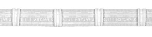 Ruther & Einenkel Faltenband mit 2 Falten 50 mm, 150% / Aufmachung 10 m, Polyester, weiß, 1000 x 5 x 0.2 cm von Ruther & Einenkel