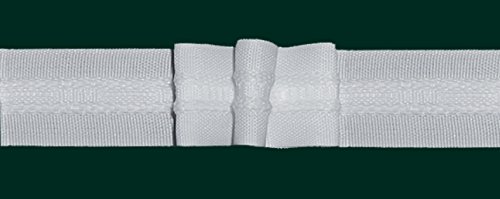 Ruther & Einenkel Faltenband mit 3 Falten, 26 mm, weiß, 250% / Aufmachung 10 m von Ruther & Einenkel