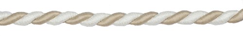 Ruther & Einenkel Kordel (gedreht) 8 mm, Off-White beige matt/Aufmachung 10 m, Baumwolle, 1000 x 0.8 x 0.8 cm von Ruther & Einenkel