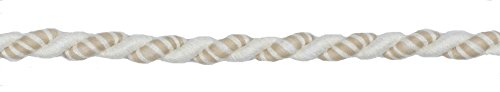 Ruther & Einenkel Kordel (gedreht) 8 mm, Off-White beige matt/Aufmachung 10 m, Baumwolle, 1000 x 0.8 x 0.8 cm von Ruther & Einenkel
