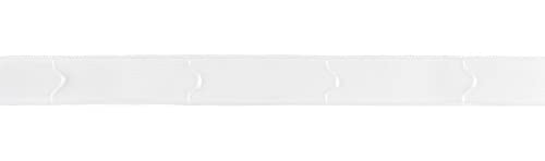 Ruther & Einenkel Raffrolloband 18 mm, Rapport (Schlaufenabstand) 5 cm/Aufmachung 20 m, Polyester, volltransparent, 2000 x 1.8 x 0.1 cm von Ruther & Einenkel