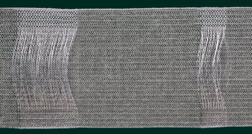 Ruther & Einenkel Gardinenband, PES, halbtransparent, 1000 x 10 x 0.1 cm von Ruther & Einenkel