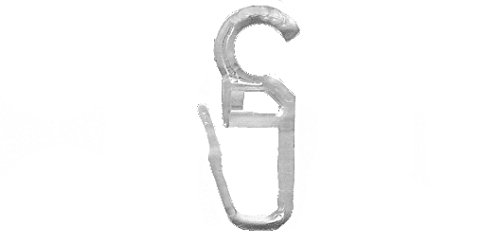 Ruther & Einenkel Überklipshaken glasklar, Durchmesser 8 mm/Aufmachung 100 Stück, Kunststoff, 3.5 x 1.8 x 0.3 cm, 100-Einheiten von Ruther & Einenkel