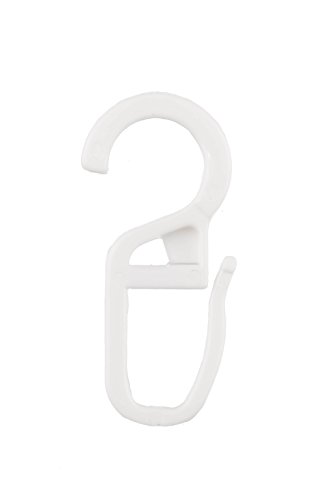 Ruther & Einenkel Überklipshaken weiß, Durchmesser 9-10 mm/Aufmachung 100 Stück, Kunststoff, 3.5 x 1.5 x 0.3 cm, 100-Einheiten von Ruther & Einenkel