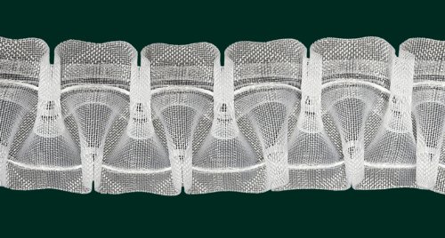 Smokband, 50 mm, volltransparent, 200% / Aufmachung 10 m Smokband, 50 mm, volltransparent, 200% / Aufmachung 10 m von Ruther & Einenkel