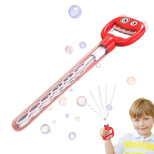 Ruwshuuk Bubble -Zauberstäbe für Kinder, Bubble Blower, Lächelnde Gesichtsblasengebläse Stock, 5-Claw-Outdoor-Spielzeug-Reisespiele, Partyspiele zum Geburtstag, Camping, Outdoor-Aktivitäten, Ruwshuuk Bubble -Zauberstäbe für Kinder, Bubble Blower, Lächelnde Gesichtsblasengebläse Stock, 5-Claw-Outdoor-Spielzeug-Reisespiele, Partyspiele zum Geburtstag, Camping, Outdoor-Aktivitäten, von Ruwshuuk