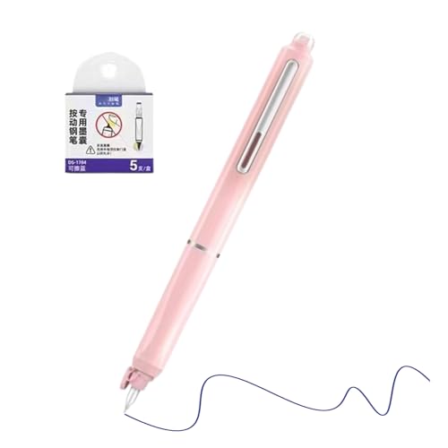 Ruwshuuk Click-Füllfederhalter, glattes Schreiben, kein Auslaufen, 0,38 mm, nachfüllbare Tintenpatronen, Werkzeug für Büro, Studenten, Kinder, Zeichnen, Kalligraphie, Kritzeln, Graffiti, Schule Ruwshuuk Click-Füllfederhalter, glattes Schreiben, kein Auslaufen, 0,38 mm, nachfüllbare Tintenpatronen, Werkzeug für Büro, Studenten, Kinder, Zeichnen, Kalligraphie, Kritzeln, Graffiti, Schule von Ruwshuuk