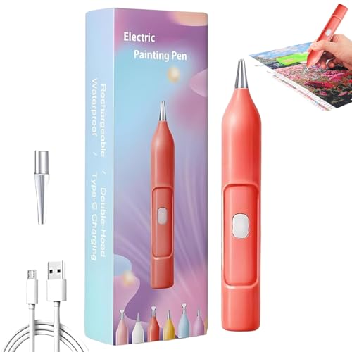 Ruwshuuk Elektrischer Strass Kunst Malstift,Wiederaufladbarer Rhinestone Punktierstift Elektrisch - Automatisches Bastelzubehör Für Kindergarten Und Zuhause Ruwshuuk Elektrischer Strass Kunst Malstift,Wiederaufladbarer Rhinestone Punktierstift Elektrisch - Automatisches Bastelzubehör Für Kindergarten Und Zuhause von Ruwshuuk