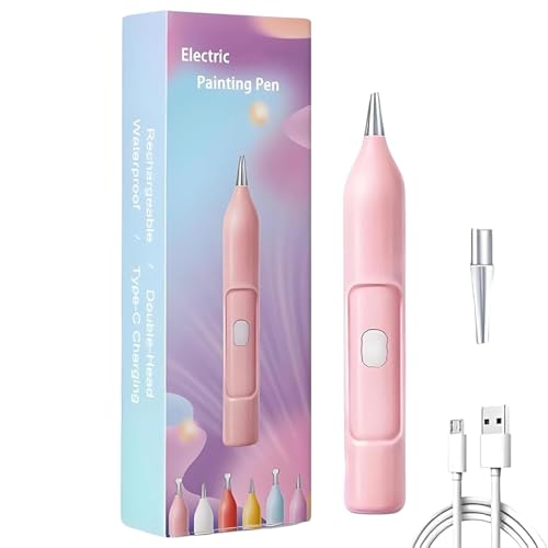 Ruwshuuk Rhinestone Kunst Stift - Elektrischer Punktierstift Für Strass Kunst,Automatisches Bastelzubehör Für Kindergarten Und Zuhause Ruwshuuk Rhinestone Kunst Stift - Elektrischer Punktierstift Für Strass Kunst,Automatisches Bastelzubehör Für Kindergarten Und Zuhause von Ruwshuuk