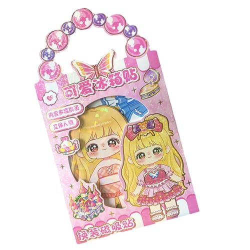 Ruwshuuk Sticker-Anziehbücher, Stickerbuch-Set für Mädchen,Mode-Aktivitätsbuch Prinzessinnen-Anziehaufkleber - Wasserfester Stickerblock zum Thema „Mehrere Outfits“-Stickerbuch für Kleinkinder Ruwshuuk Sticker-Anziehbücher, Stickerbuch-Set für Mädchen,Mode-Aktivitätsbuch Prinzessinnen-Anziehaufkleber - Wasserfester Stickerblock zum Thema „Mehrere Outfits“-Stickerbuch für Kleinkinder von Ruwshuuk