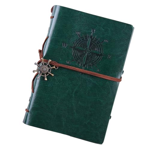 Ruwshuuk Vintage Notizblock | Journal Buch mit Flexibler Bindung - Retro Tagebuch Planer Buch, Schreibbedarf für Arbeit, Schule, Zuhause & Unterricht von Ruwshuuk
