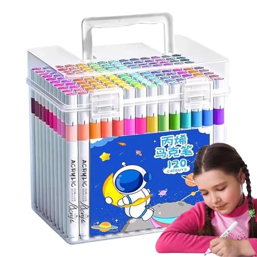 Ruyeiig Acrylic Marker - Umrissmarker | Schnelltrocknende 120 Farben Zeichenstifte Für Kinder Erwachsene Kunst Zeichnen Scrapbooking Schule Basteln Kreativprojekte Ruyeiig Acrylic Marker - Umrissmarker | Schnelltrocknende 120 Farben Zeichenstifte Für Kinder Erwachsene Kunst Zeichnen Scrapbooking Schule Basteln Kreativprojekte von Ruyeiig
