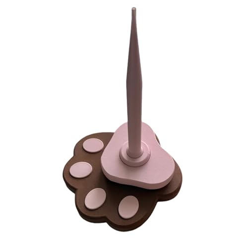 Ruyeiig Garnknäuel Winder | Niedliches Katzenpfoten-Design Fadenwickler,Tragbarer Garnhalter Für Anfänger von Ruyeiig