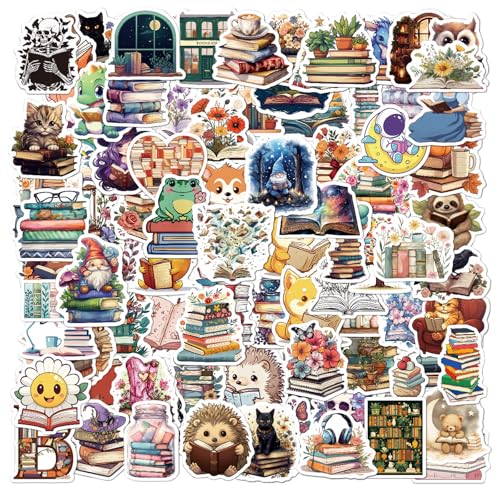 100 Stück Tier Lesesticker Set, wasserdichte Vinyl Aufkleber, perfekte Ergänzung für Bücher, Wasserflaschen, Laptops, Scrapbooks und Tagebücher von Kindern und Jugendlichen 100 Stück Tier Lesesticker Set, wasserdichte Vinyl Aufkleber, perfekte Ergänzung für Bücher, Wasserflaschen, Laptops, Scrapbooks und Tagebücher von Kindern und Jugendlichen von Rwoythk