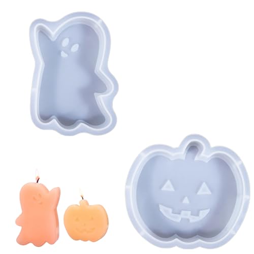 2 Stück Silikonform Kürbis Halloween Geist, Herbst Silikonform, Giessformen für Halloween Deko, DIY-Projekte 2 Stück Silikonform Kürbis Halloween Geist, Herbst Silikonform, Giessformen für Halloween Deko, DIY-Projekte von Rwoythk