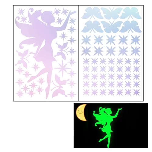 Leuchtsterne Kinderzimmer, Schmetterlinge Leuchtsticker Wandsticker, Leuchtpunkte Aufkleber Babyzimmer Deko für Kinderzimmer Schlafzimmer Leuchtsterne Kinderzimmer, Schmetterlinge Leuchtsticker Wandsticker, Leuchtpunkte Aufkleber Babyzimmer Deko für Kinderzimmer Schlafzimmer von Rwoythk