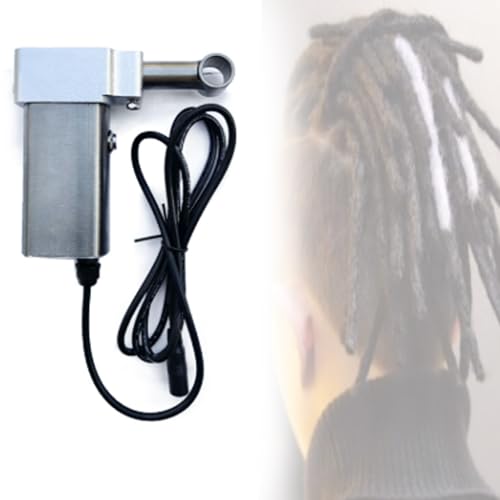 RxGhyl Dreadlock-Maschine, DIY-FlechthaarverläNgerungen, Dreadlock-Maschinen-Kit, Elektrische Dreadlock-Maschine FüR Locs, 6–16 mm HäKel- Und Zwirn-Flechtmaschine fullset von RxGhyl