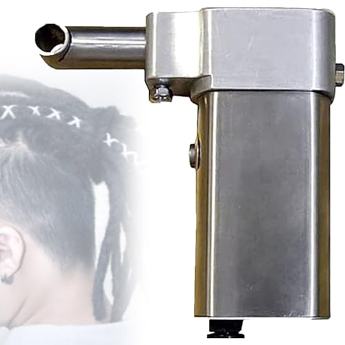 RxGhyl Dreadlock-Maschine, Maschine FüR Locs DIY, Schnelles Und Einfaches Flechten Von Haaren, Elektrisches Dreadlock-Maschinen-Kit, Elektrischer Dreadlock-Maker, 6–16mm HäKel-Zwirn-Flechten 12mm von RxGhyl