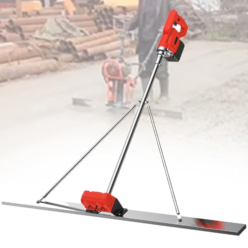 RxGhyl Elektrischer Betonschaber, Betonschaber Aus Edelstahl, Vibrationswerkzeug FüR Betonestrich, Mit 9-Gang-Einstellbarer Vibrationsfrequenz, Mit Schaber Und Vibrationsmotor 1.5M-2xBattery RxGhyl Elektrischer Betonschaber, Betonschaber Aus Edelstahl, Vibrationswerkzeug FüR Betonestrich, Mit 9-Gang-Einstellbarer Vibrationsfrequenz, Mit Schaber Und Vibrationsmotor 1.5M-2xBattery von RxGhyl