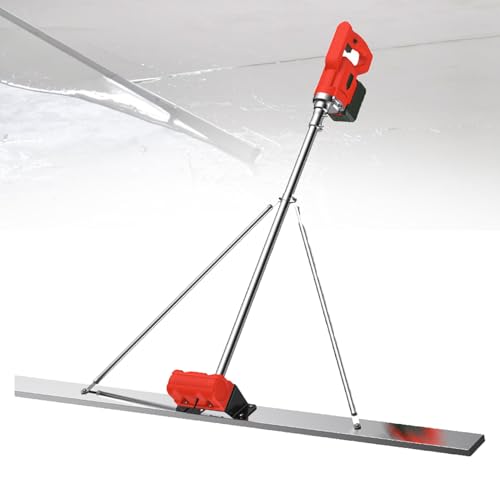 RxGhyl Elektrischer Wiederaufladbarer Estrich, Estrich-Beton-Finishing-Werkzeug, Mit 9-Gang-Einstellbarer Vibrationsfrequenz, Mit Schaber Und Vibrationsmotor 2M-2xBattery RxGhyl Elektrischer Wiederaufladbarer Estrich, Estrich-Beton-Finishing-Werkzeug, Mit 9-Gang-Einstellbarer Vibrationsfrequenz, Mit Schaber Und Vibrationsmotor 2M-2xBattery von RxGhyl