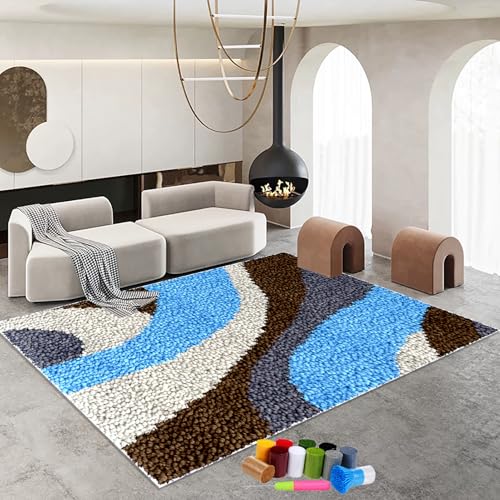 Knüpfteppich Zum Selber Knüpfen Knüpfen Set Erwachsene | Teppich Knüpf Sets Kreuzstich Set | Latch Hook Kit Groß DIY Handwerk Knüpfen Set 40 x 70 cm | Latch Hook Kit für Kinder Und Erwachsene Knüpfteppich Zum Selber Knüpfen Knüpfen Set Erwachsene | Teppich Knüpf Sets Kreuzstich Set | Latch Hook Kit Groß DIY Handwerk Knüpfen Set 40 x 70 cm | Latch Hook Kit für Kinder Und Erwachsene von RxiBeFuw