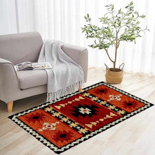 RxiBeFuw 38 x 52 cm Knüpfteppich zum Selber Knüpfen Set Erwachsene | Knüpfen Set für Kinder Erwachsene | Knüpfteppich Zum Selber Knüpfen mit Bedruckter Leinwand RxiBeFuw 38 x 52 cm Knüpfteppich zum Selber Knüpfen Set Erwachsene | Knüpfen Set für Kinder Erwachsene | Knüpfteppich Zum Selber Knüpfen mit Bedruckter Leinwand von RxiBeFuw