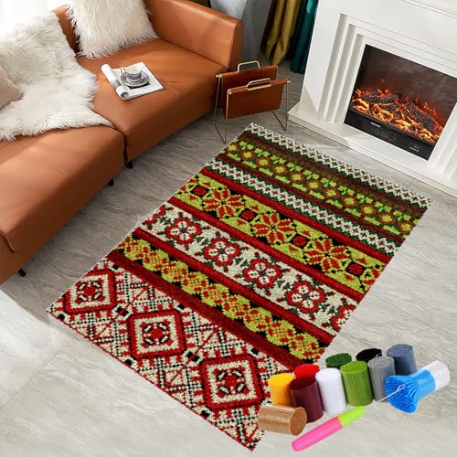 RxiBeFuw Knüpfhaken-Teppich-Set DIY-Knüpfhaken Tapisserie Teppich Knüpf-Sets Teppichherstellungs-Set für Erwachsene Teppichherstellung Heimdekoration Knüpfhaken-Teppich-Kits Kreuzstich-Set 38 x 52 cm RxiBeFuw Knüpfhaken-Teppich-Set DIY-Knüpfhaken Tapisserie Teppich Knüpf-Sets Teppichherstellungs-Set für Erwachsene Teppichherstellung Heimdekoration Knüpfhaken-Teppich-Kits Kreuzstich-Set 38 x 52 cm von RxiBeFuw